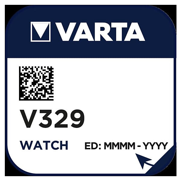 VARTA Uhren-Batterie 1,55V/37mAh/Silber V 329 Stk.1